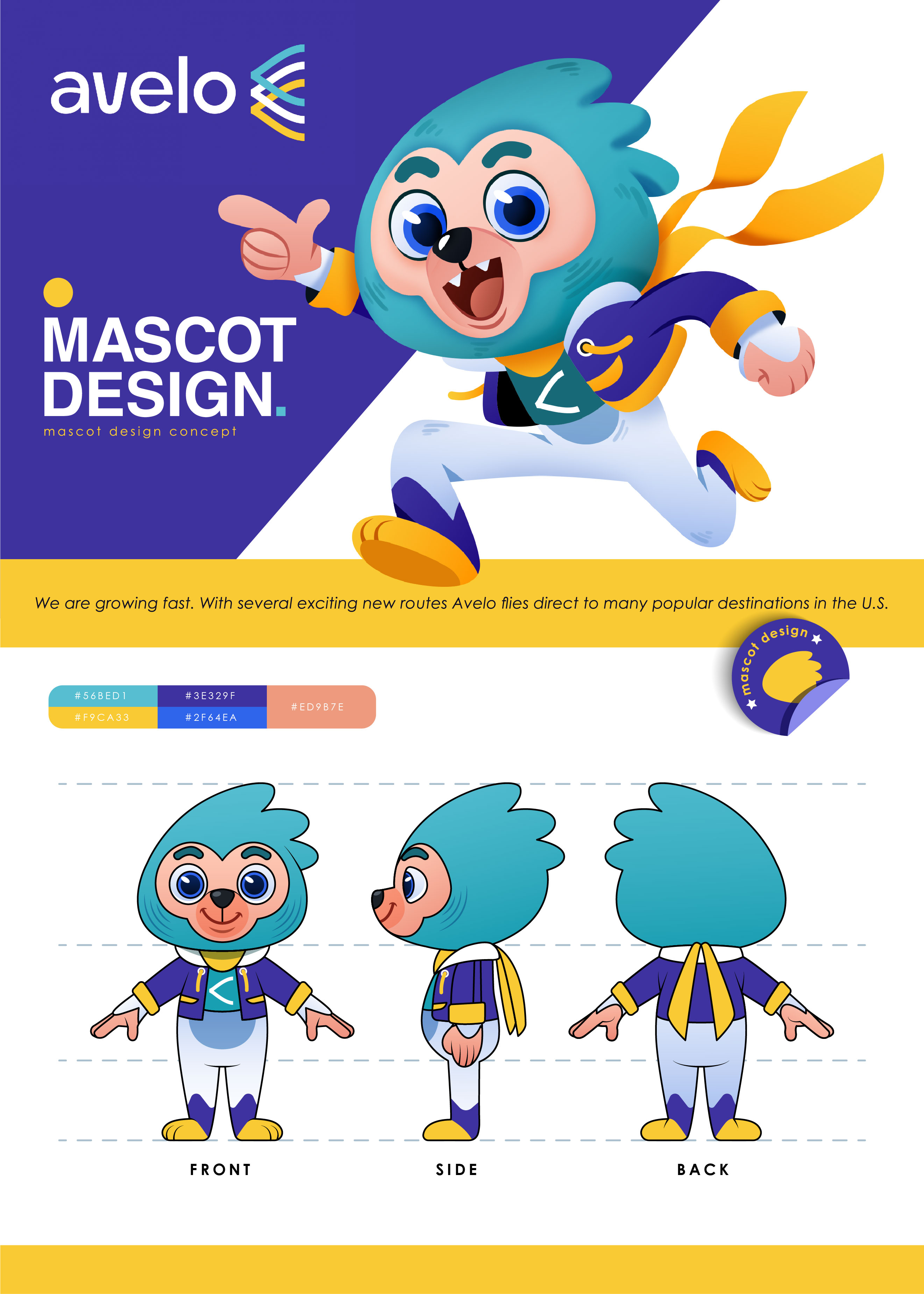 Mascot Design by pech el elle for this project | Design #30852741