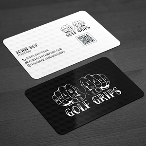 Business Card Design by WellDesign for Hold Fast Golf Grips | Design: #30831099
