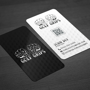 Business Card Design by WellDesign for Hold Fast Golf Grips | Design: #30831100