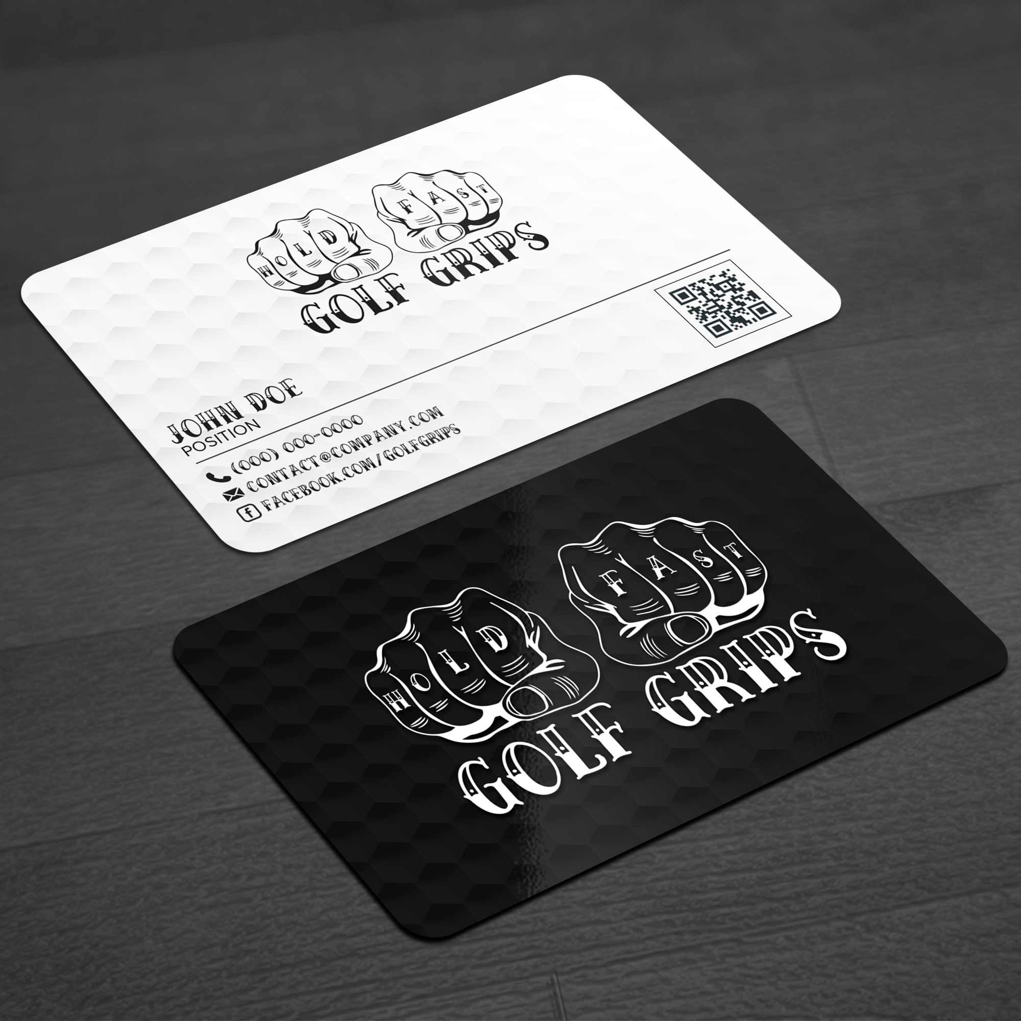 Business Card Design by WellDesign for Hold Fast Golf Grips | Design #30831101