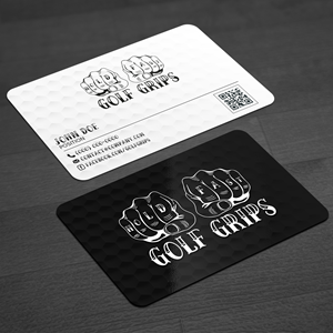 Business Card Design by WellDesign for Hold Fast Golf Grips | Design: #30831101