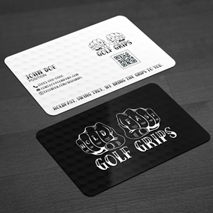 Business Card Design by WellDesign for Hold Fast Golf Grips | Design: #30833573