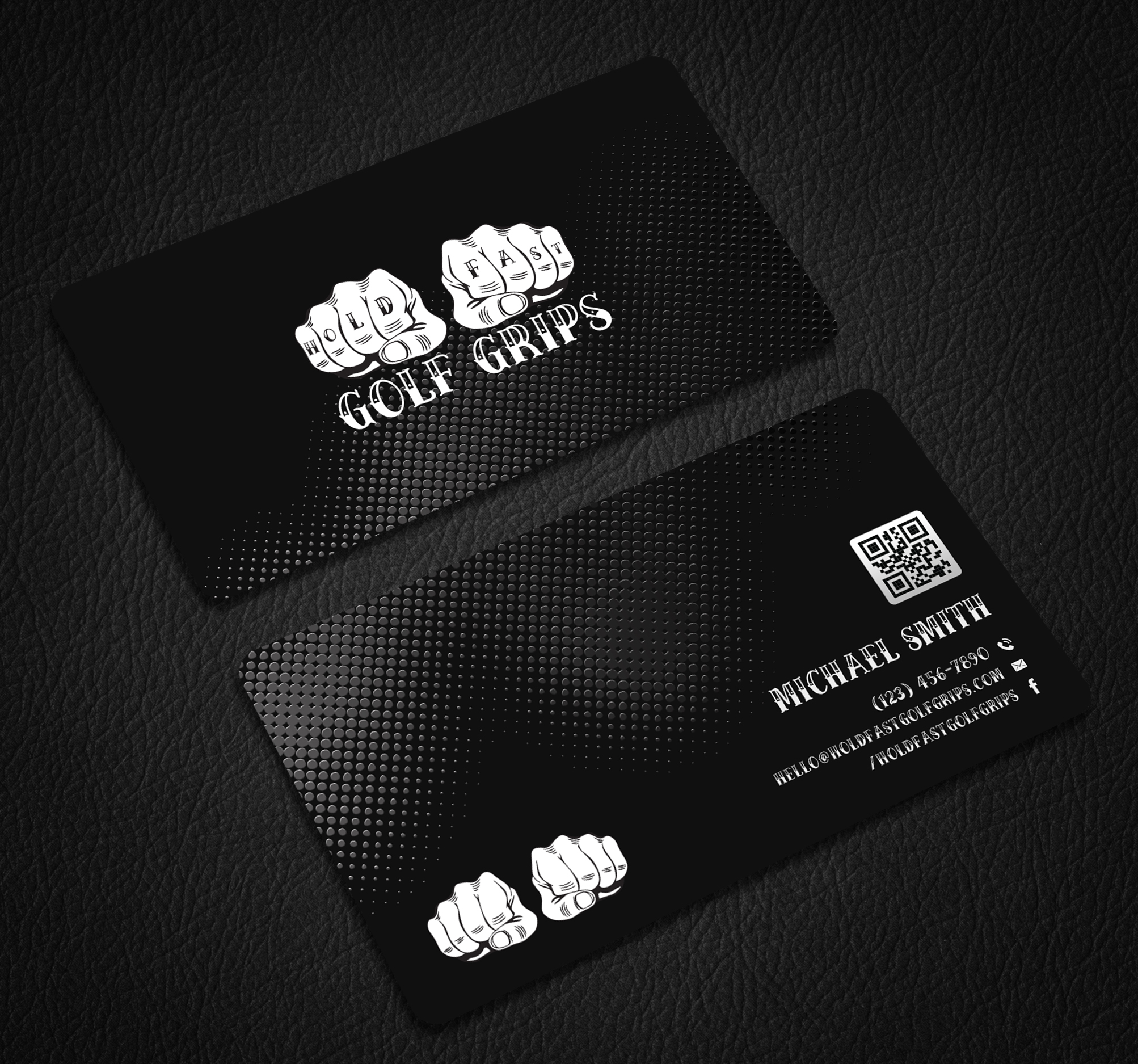 Diseño de Tarjeta de Presentación por Sun Moon Graphic Designer para Hold Fast Golf Grips | Diseño #30828249