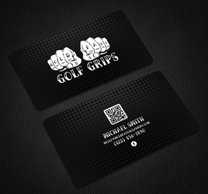 Business Card Design by Sun Moon Graphic Designer for Hold Fast Golf Grips | Design: #30828251