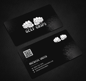 Business Card Design by Sun Moon Graphic Designer for Hold Fast Golf Grips | Design: #30828252