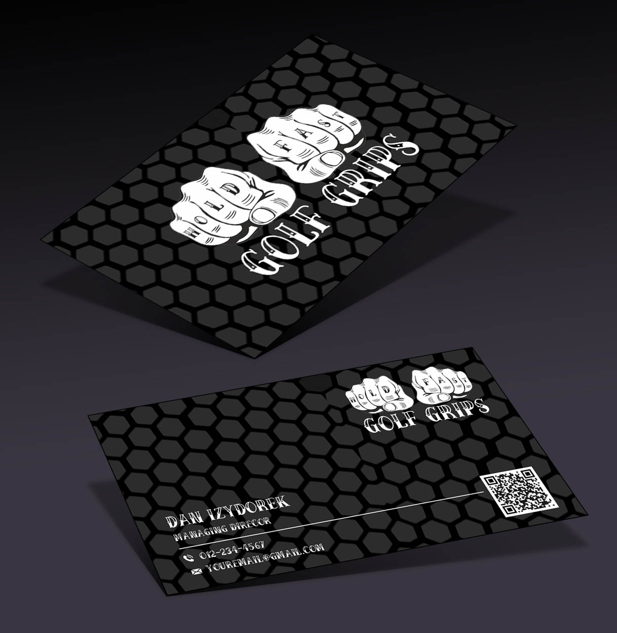 Design de Carte de Visite par jaggi5097 pour Hold Fast Golf Grips | Design #30827921