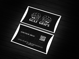 Business Card Design by Creations Box 2015 for Hold Fast Golf Grips | Design: #30829509