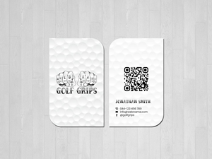 Business Card Design by Creations Box 2015 for Hold Fast Golf Grips | Design: #30829510