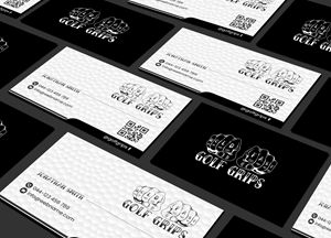 Business Card Design by Creations Box 2015 for Hold Fast Golf Grips | Design: #30829523