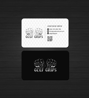 Business Card Design by Creations Box 2015 for Hold Fast Golf Grips | Design: #30829524