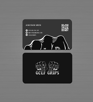 Business Card Design by Creations Box 2015 for Hold Fast Golf Grips | Design: #30829525
