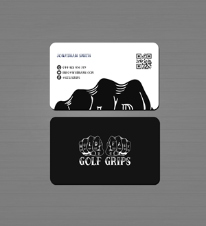 Business Card Design by Creations Box 2015 for Hold Fast Golf Grips | Design: #30829527