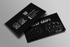 Business Card Design by Creations Box 2015 for Hold Fast Golf Grips | Design: #30829532