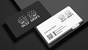 Business Card Design by Creations Box 2015 for Hold Fast Golf Grips | Design: #30829535
