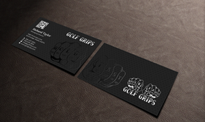Business Card Design by chandrayaan.creative for Hold Fast Golf Grips | Design: #30827994