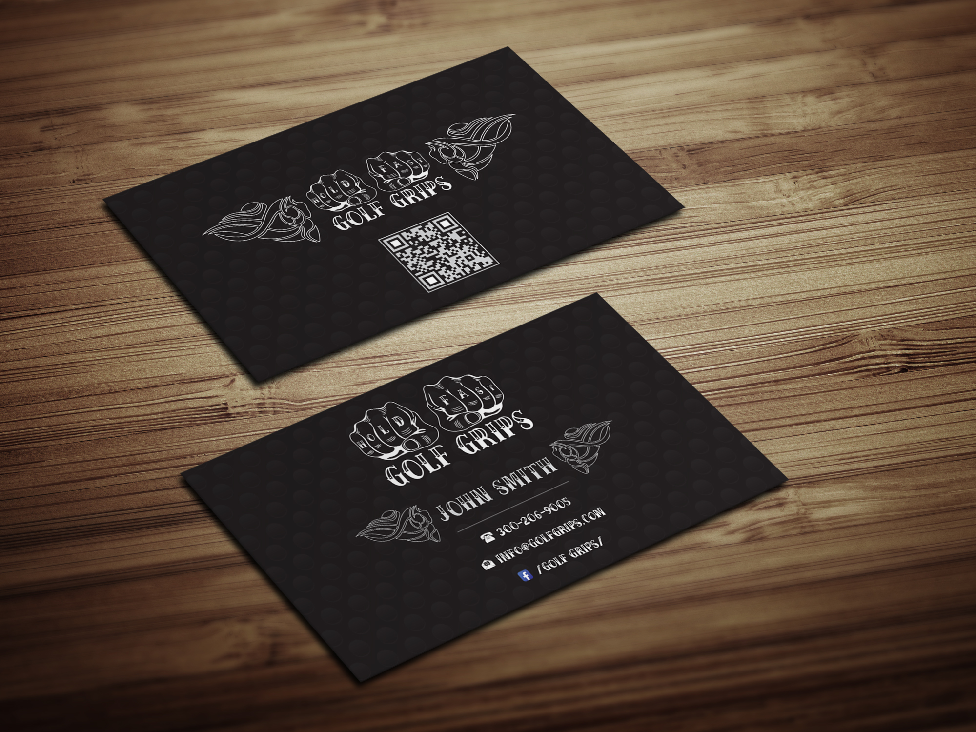 Business Card Design by Magic of Art for Hold Fast Golf Grips | Design #30829313