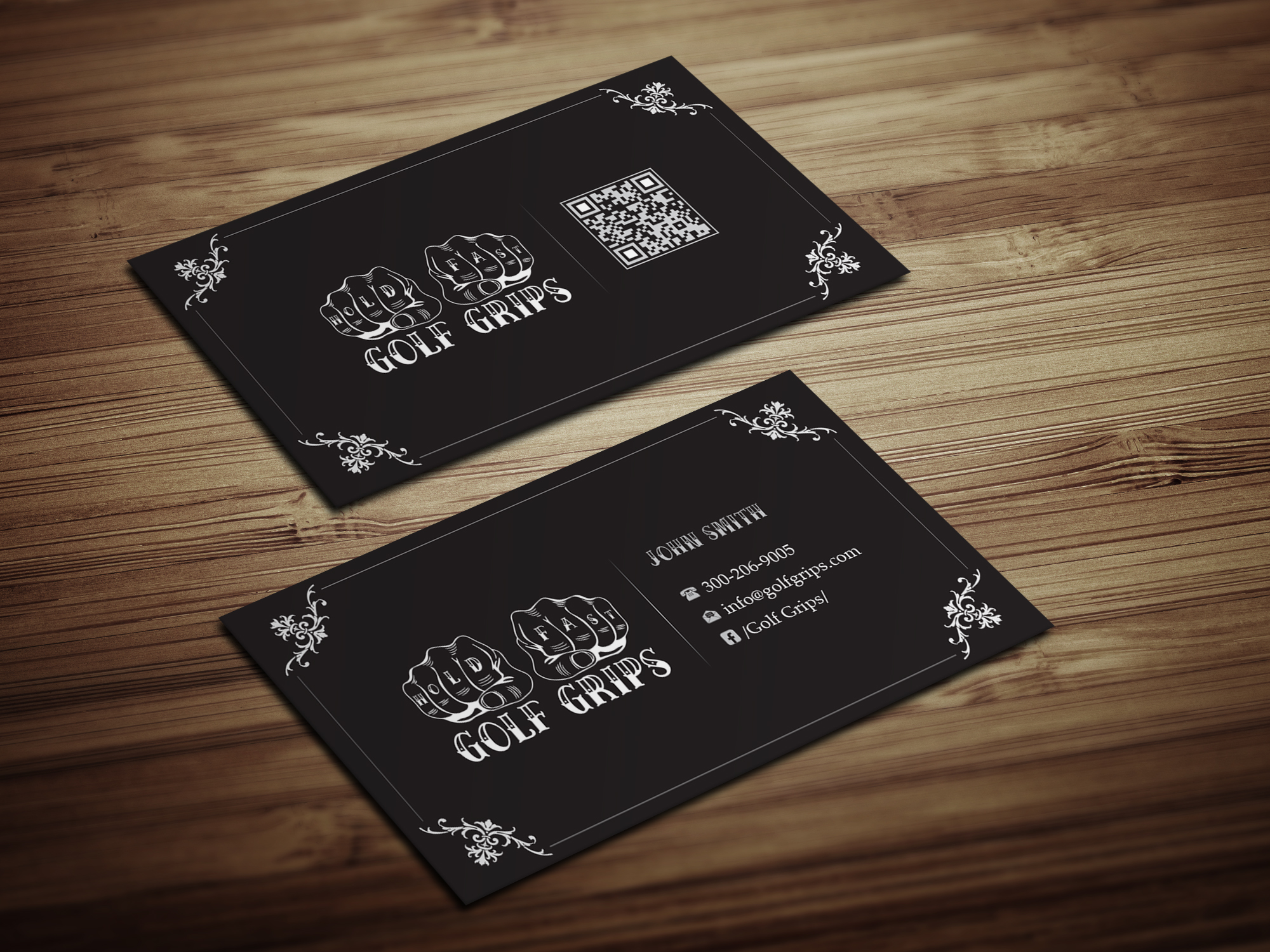 Business Card Design by Magic of Art for Hold Fast Golf Grips | Design #30829316