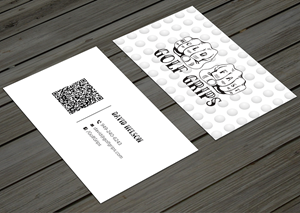 Business Card Design by DesignShout for Hold Fast Golf Grips | Design: #30828944