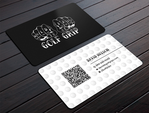 Business Card Design by DesignShout for Hold Fast Golf Grips | Design: #30828964