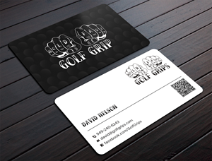 Business Card Design by DesignShout for Hold Fast Golf Grips | Design: #30829002