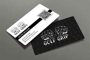 Business Card Design by DesignShout for Hold Fast Golf Grips | Design: #30829618