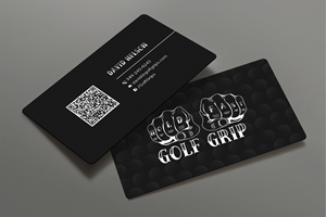 Business Card Design by DesignShout for Hold Fast Golf Grips | Design: #30829655