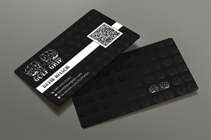 Business Card Design by DesignShout for Hold Fast Golf Grips | Design: #30831214