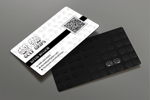 Business Card Design by DesignShout for Hold Fast Golf Grips | Design: #30831215
