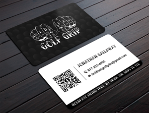 Business Card Design by DesignShout for Hold Fast Golf Grips | Design: #30835019