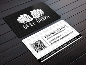 Business Card Design by DesignShout for Hold Fast Golf Grips | Design: #30836736