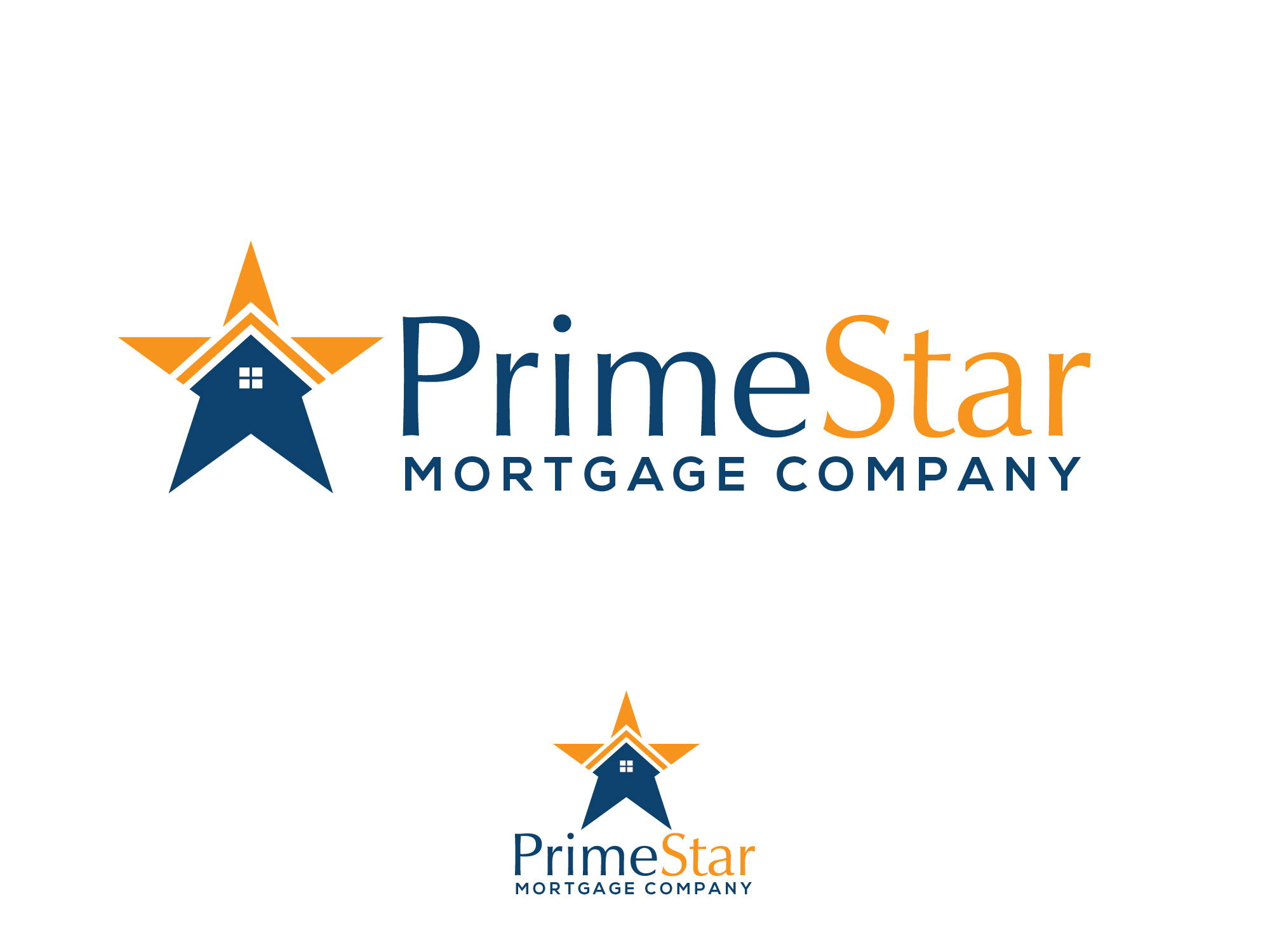 Logo Design by renderman for prime star mortgage company | Design #30827274