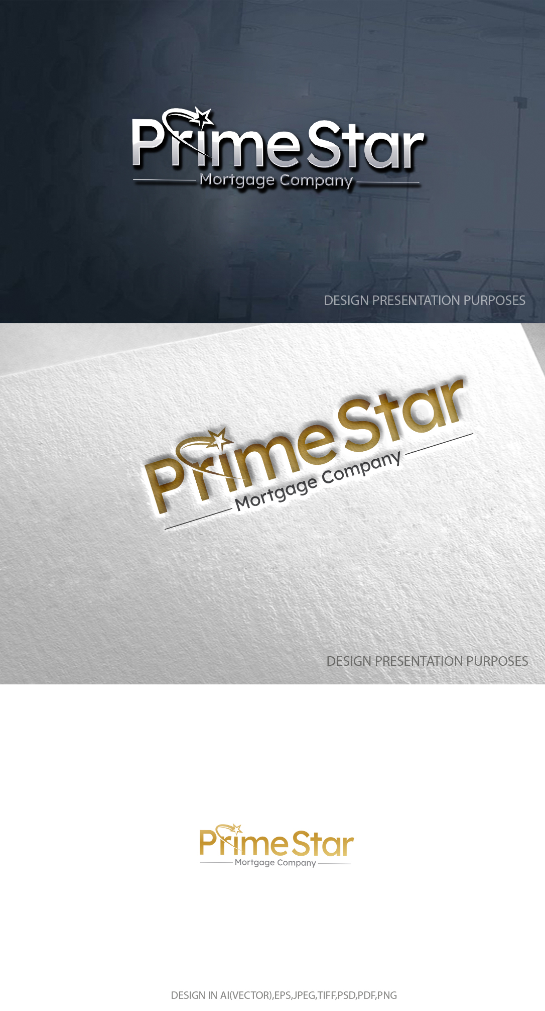 Logo Design by zebronicgraphic for prime star mortgage company | Design #30830109