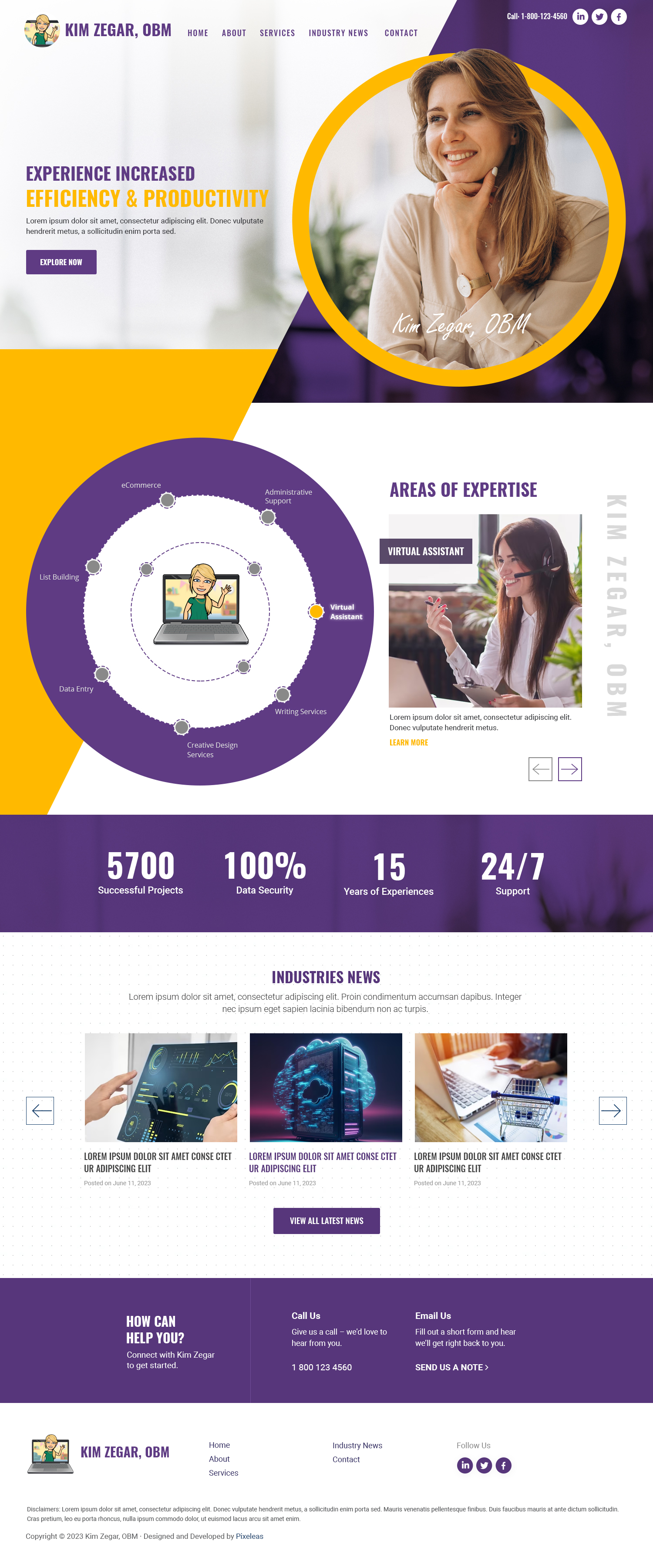 Web Design by Pixeleas for this project | Design #30828198