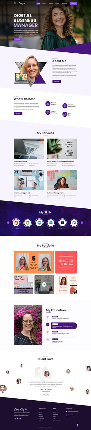 Web Design by Hussan for this project | Design #30851995