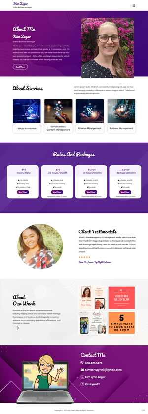 Web Design by pb for this project | Design #30844545