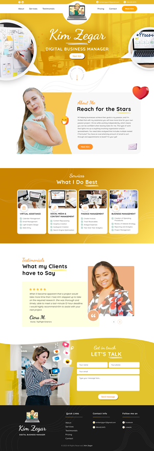 Web Design by *mary for this project | Design: #30837499