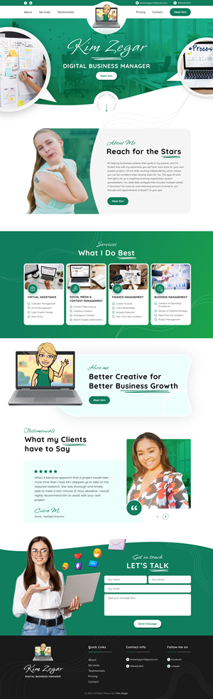 Web Design by *mary for this project | Design: #30839138