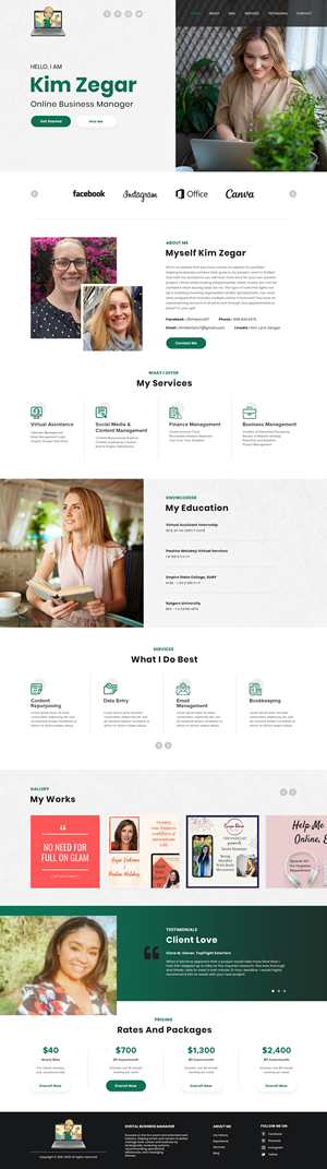 Web Design by creative.bugs for this project | Design: #30854648