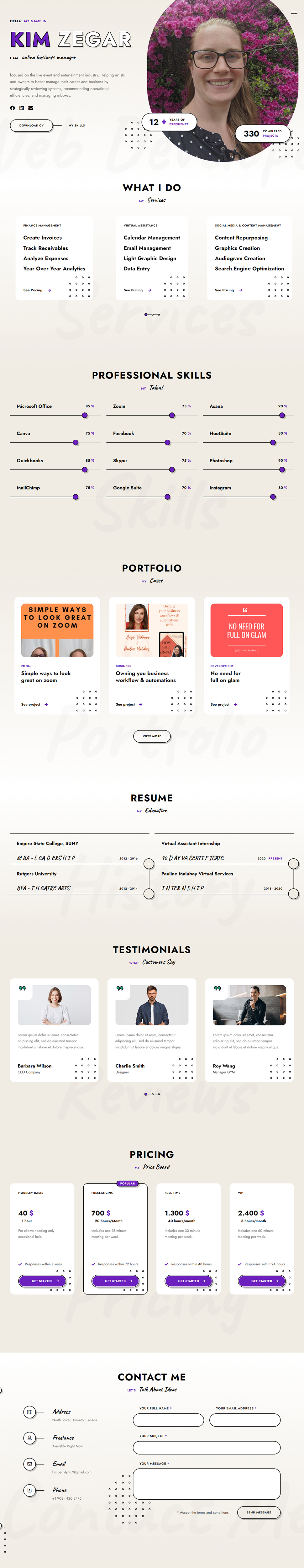 Web Design by STEWART.HOLMES for this project | Design #30832063