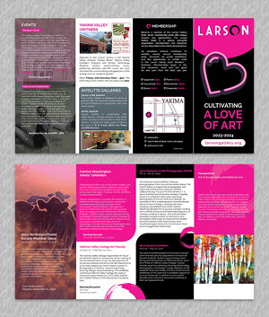 Flyer Design by YourLogoMaster for Larson Gallery | Design: #30835292