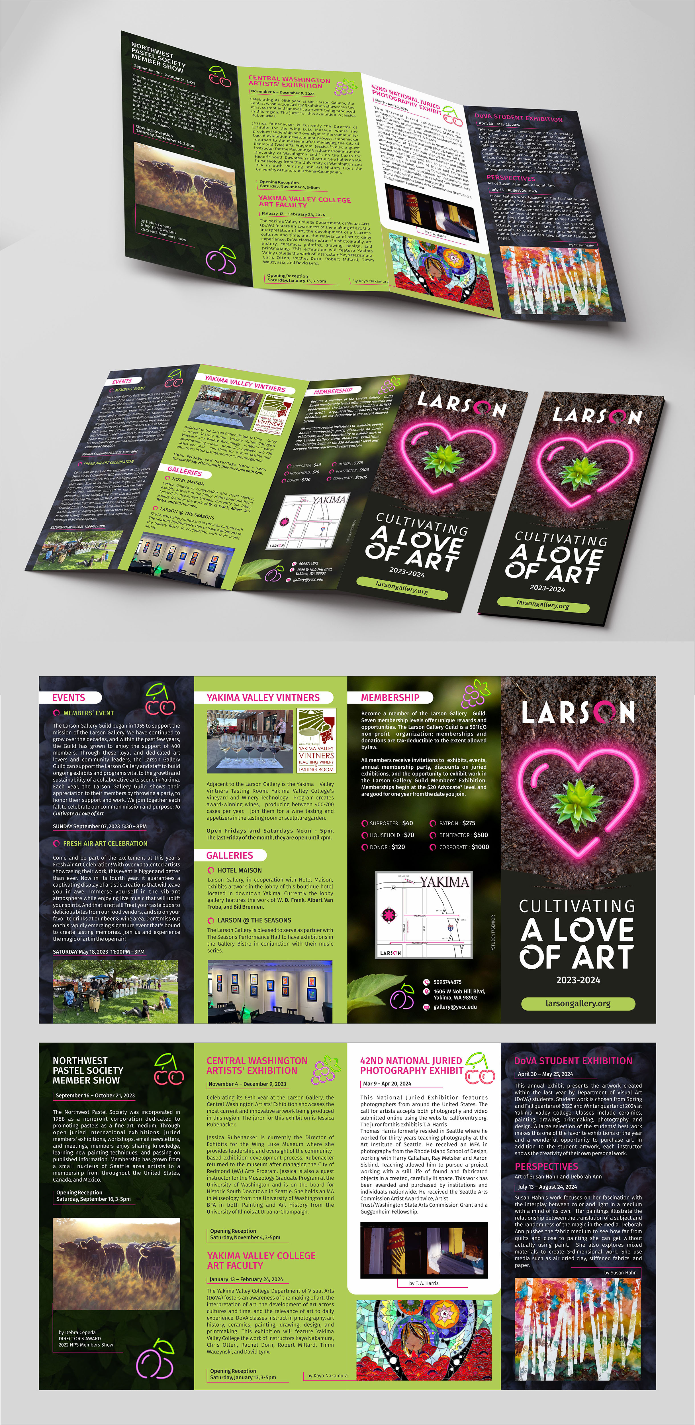 Diseño de Flyer por Fine Graphics House para Larson Gallery | Diseño #30845201