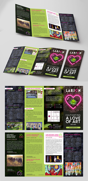 Flyer Design by Fine Graphics House for Larson Gallery | Design: #30845201
