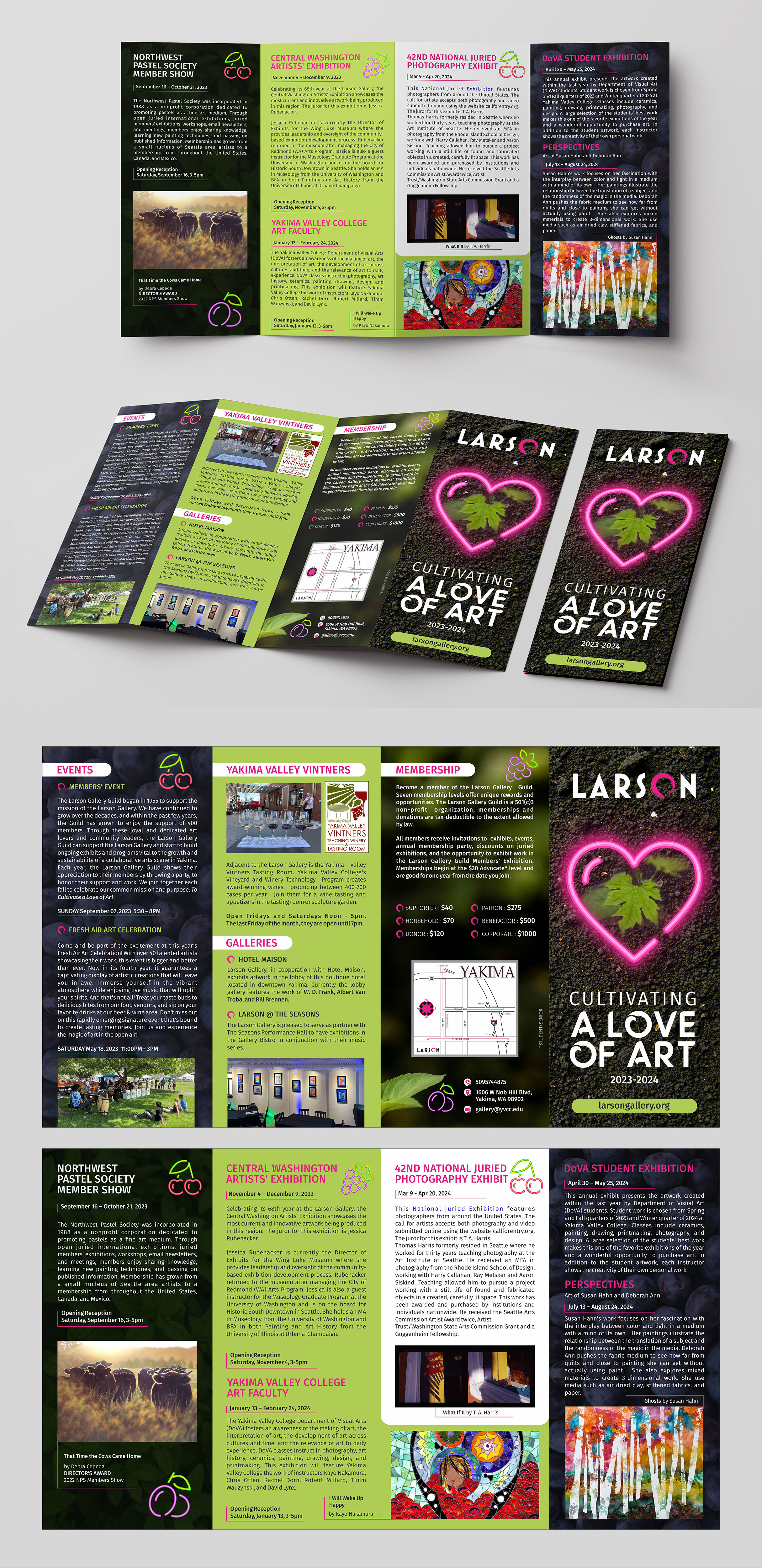 Flyer Design by Fine Graphics House for Larson Gallery | Design #30846201