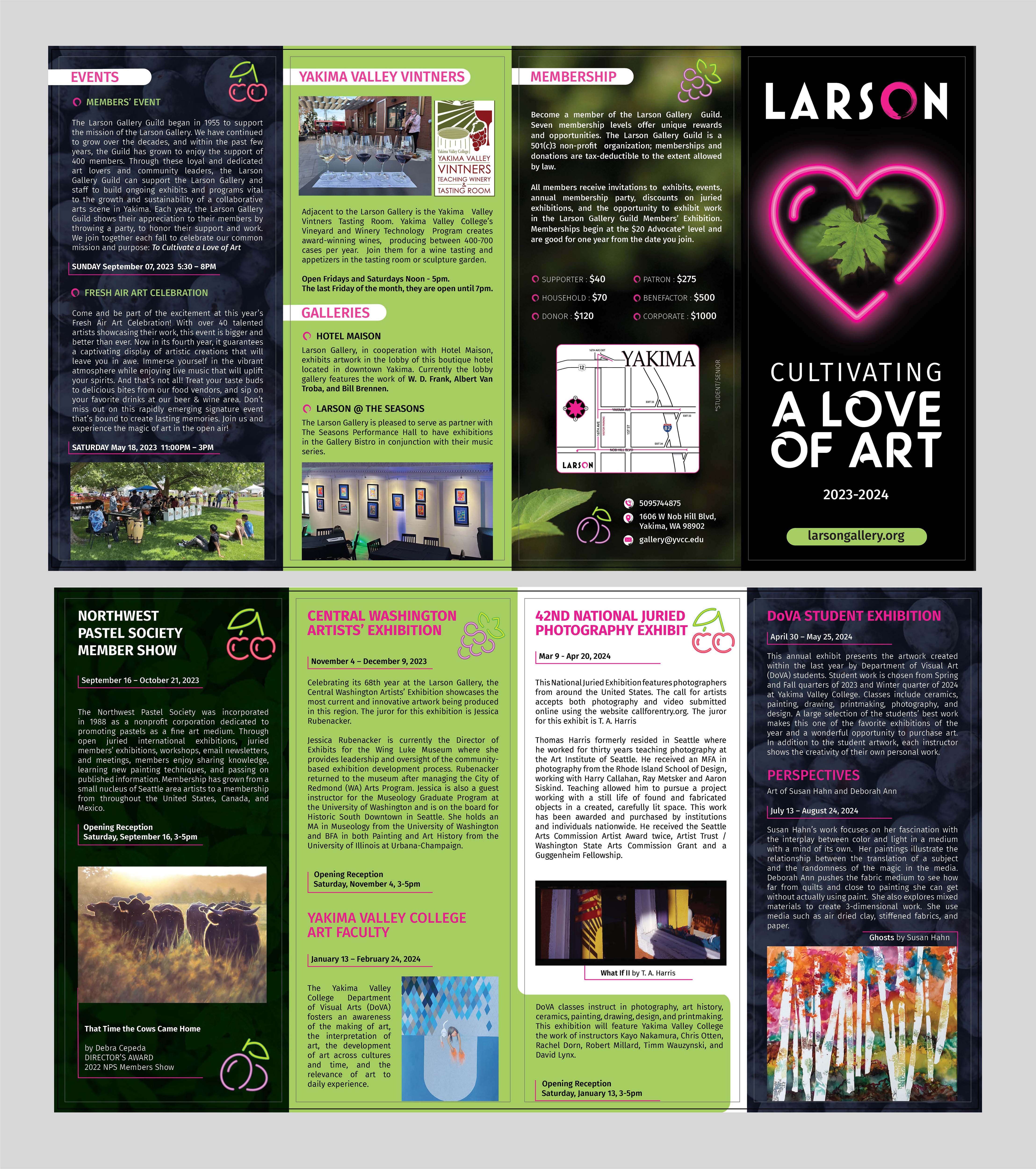Flyer Design by Fine Graphics House for Larson Gallery | Design #30861806