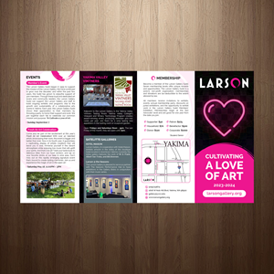 Flyer Design by GraphicsGuru for Larson Gallery | Design: #30835833