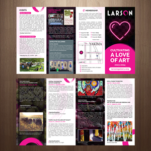 Flyer Design by GraphicsGuru for Larson Gallery | Design: #30837411