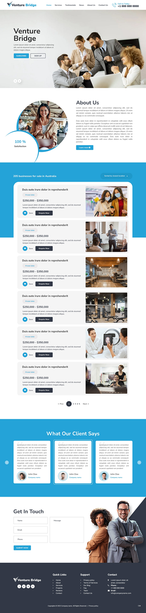 Web Design by pb for this project | Design #30844616