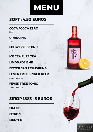 Menu Design by DGdinesh