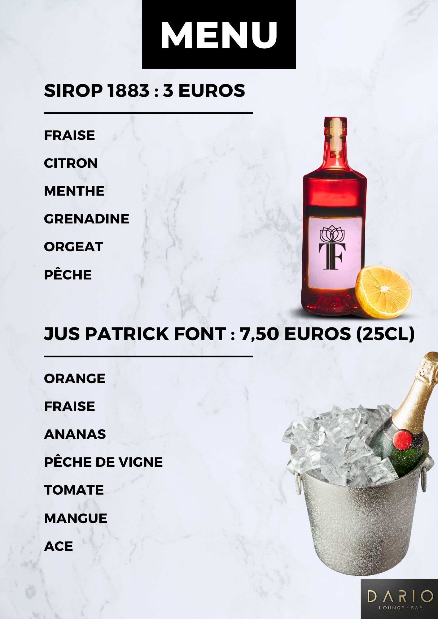 Menu Design by DGdinesh for this project | Design #30839389