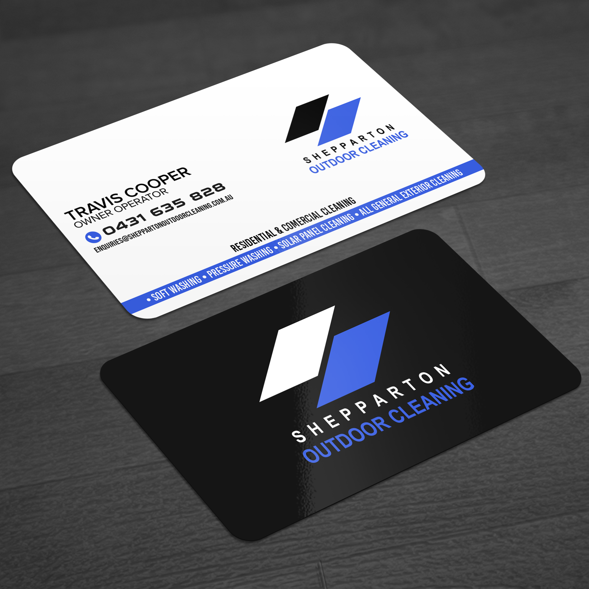 Design de Carte de Visite par WellDesign pour Shepparton Outdoor Cleaning | Design #30836287